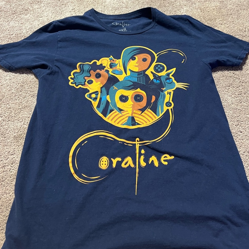 Dark blue women's medium Coraline short sleeve t-shirt